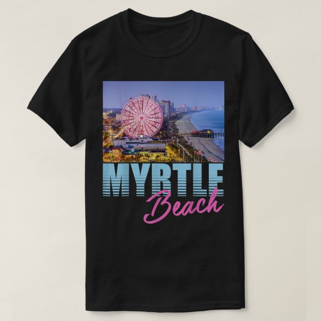 Myrtle Beach Skywheel Ferris Wheel Niedliche Liebe T-Shirt (Design vorne)