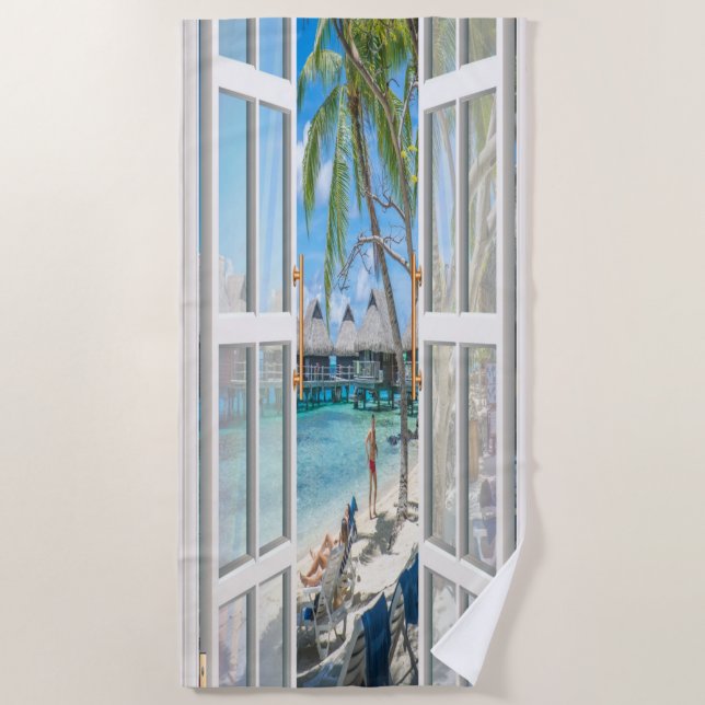 Myrtle Beach Sommerurlaub Strandtuch (Vorderseite)