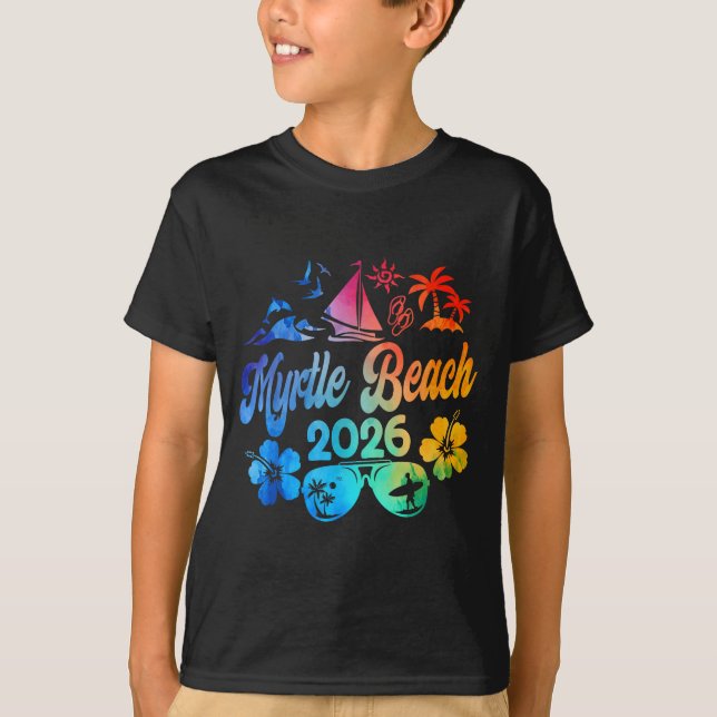 Myrtle Beach South Carolina 2026 Vacation Beach Ti T-Shirt (Vorderseite)