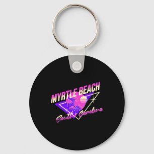 Myrtle Beach South Carolina 80er Retro Sc Urlaub Schlüsselanhänger