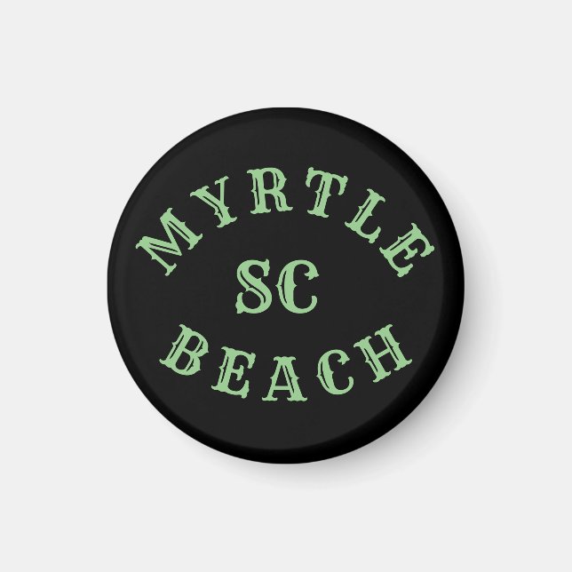 Myrtle Beach, South Carolina Button Magnet (Vorne)