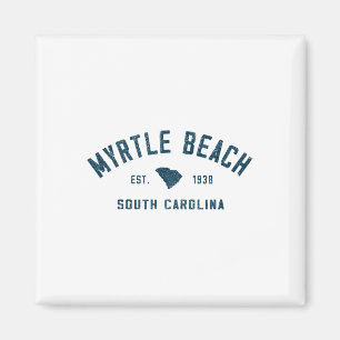 Myrtle Beach South Carolina Herren Retro Throwback Magnet