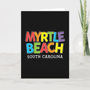 Myrtle Beach South Carolina Jungen Mädchen Kinder Karte
