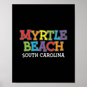 Myrtle Beach South Carolina Jungen Mädchen Kinder Poster