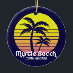 Myrtle Beach, South Carolina Keramik Ornament<br><div class="desc">Myrtle Beach,  South Carolina</div>