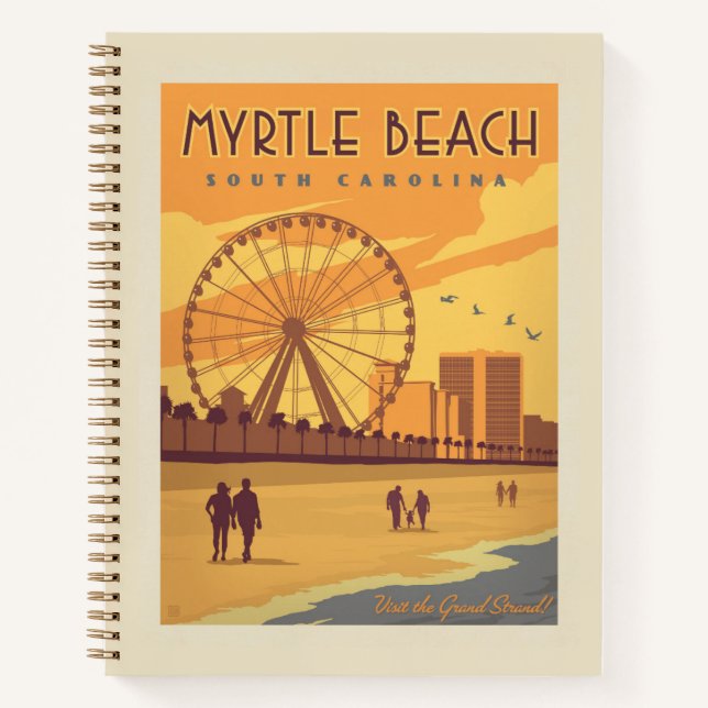 Myrtle Beach | South Carolina Notizbuch (Vorderseite)