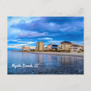 Myrtle Beach, South Carolina Ocean Beach View Postkarte