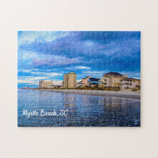 Myrtle Beach, South Carolina Ocean Beach View Puzzle