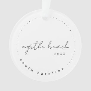 Myrtle Beach South Carolina Reisen USA Simple Ornament