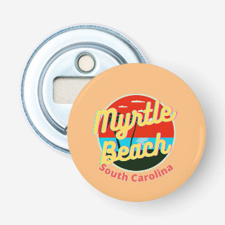 Myrtle Beach South Carolina Retro-Sonnenuntergang Flaschenöffner
