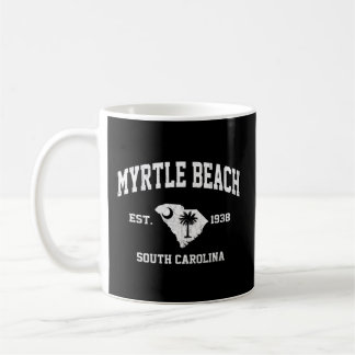 Myrtle Beach South Carolina Sc Staat Athletic Styl Kaffeetasse