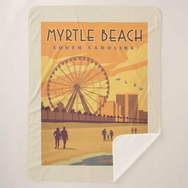 Myrtle Beach | South Carolina Sherpadecke (Vorderseite)