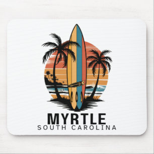 Myrtle Beach South Carolina Surfen Surfer _1 Mousepad