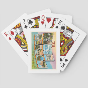Myrtle Beach South Carolina Vintage Postkarte Sc Spielkarten