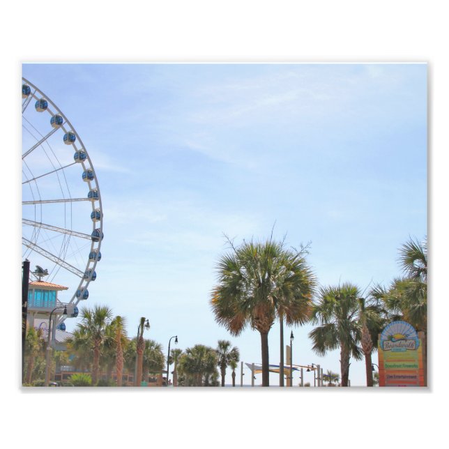 Myrtle Beach South Carollina, Skywheel Fotodruck (Vorne)