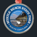 Myrtle Beach SP Ornament Aus Metall<br><div class="desc">Myrtle Beach Staat Park, South Carolina.</div>