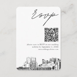 Myrtle Beach Wedding UAWG QR Code Small Begleitkarte