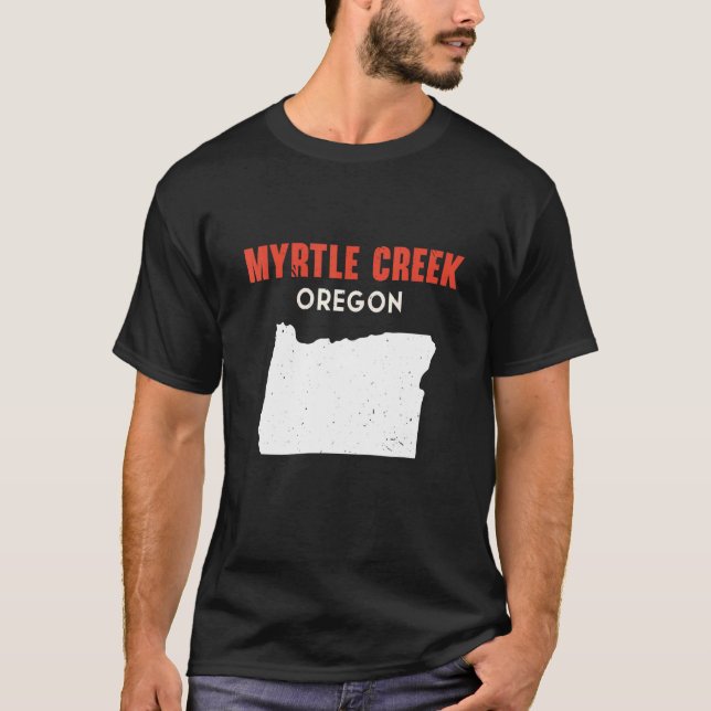 Myrtle Creek Oregon USA State America Travel Orego T-Shirt (Vorderseite)