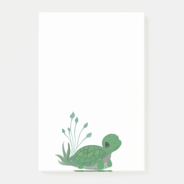 Myrtle die Schildkröte Post-it Klebezettel (Vorderseite)