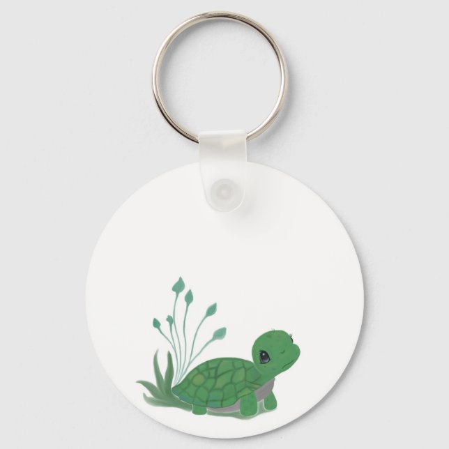 Myrtle die Schildkröte!  Schlüsselanhänger (Vorderseite)