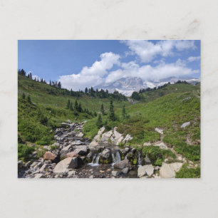 Myrtle Falls, Paradies - Mt. Rainier Nationalpark Postkarte