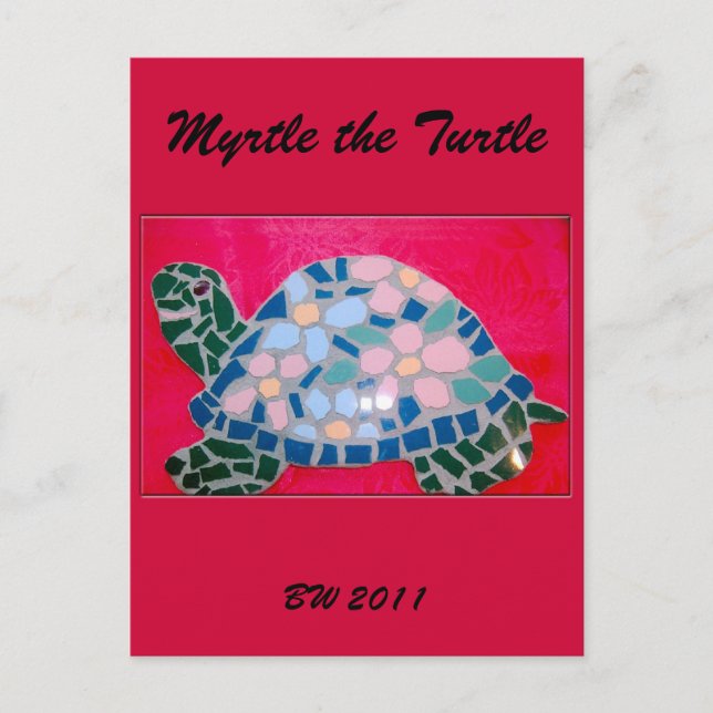 Myrtle the Turtle Postcard Postkarte (Vorderseite)