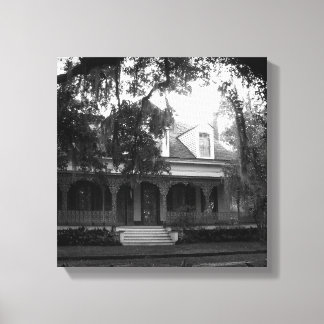 Myrtles Plantation in Schwarzweiß Leinwanddruck