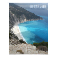 Myrtos Bay Beach Kefalonia Island Griechenland
