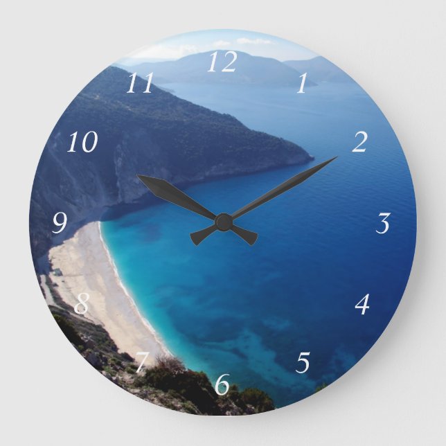 Myrtos - Kefalonia Große Wanduhr (Vorderseite)