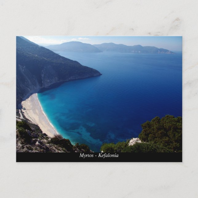 Myrtos - Kefalonia Postkarte (Vorderseite)