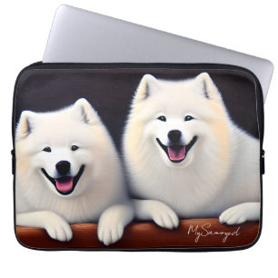 MySamoyed Personalisierte Geschenkidee Niedlich Sa Laptopschutzhülle
