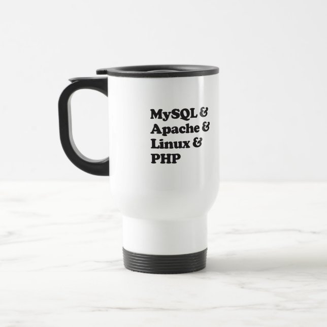 Mysql Apache Linux PHP Reisebecher (Links)