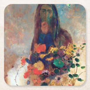Mysterie, Redon Rechteckiger Pappuntersetzer