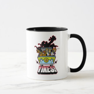 Mysteriemaschine "Yikes"! grafisch Tasse