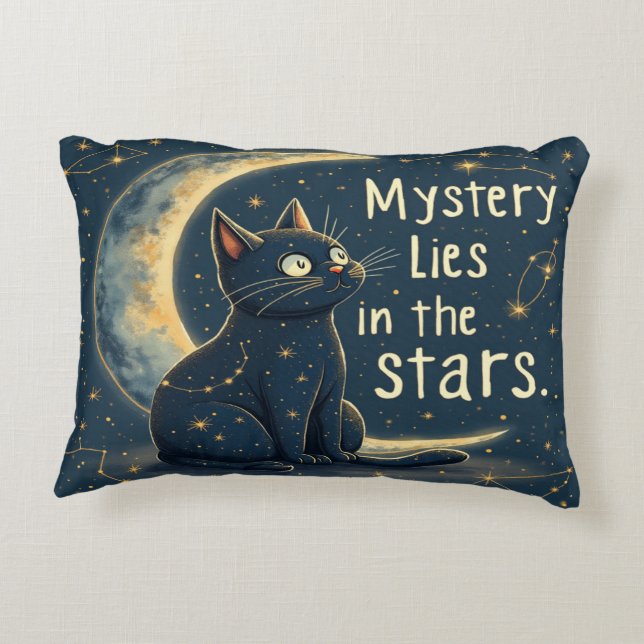 Mysterien liegen in den Sternen - kosmisch und mys Dekokissen (Rückseite)