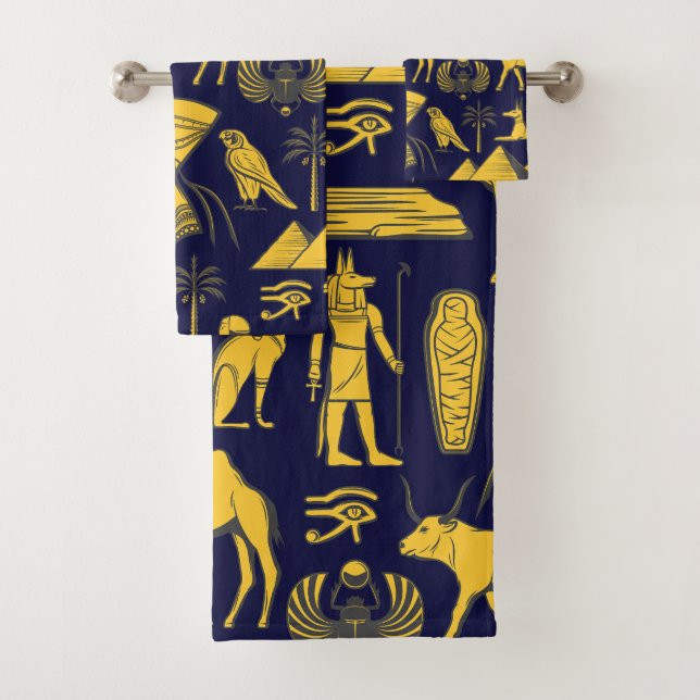 Mysteries of Egypt Badhandtuch Set (Insitu)