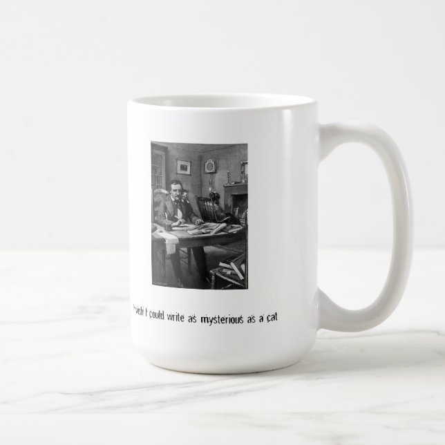 Mysteriös als Katzen-Tasse Tasse (Rechts)