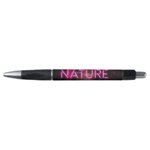 Mysteriöse Fichtenwälder Natur Neon magenta Zeiche Kugelschreiber