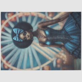 Mysteriöse Frau im Karneval - Enttäuschung Seidenpapier