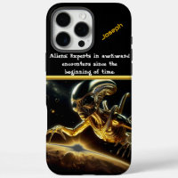 Mysteriöse Goldene Alien, die entfernte Planeten e