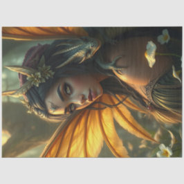 Mysteriöse Gothic Dragon Fairy Seidenpapier