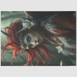 Mysteriöse Gothic Dragon Fairy Seidenpapier