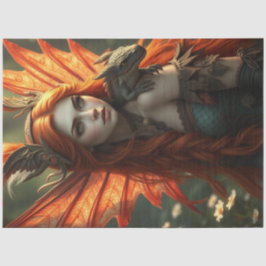 Mysteriöse Gothic Dragon Fairy Seidenpapier