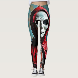 Mysteriöse Kapuze Leggings