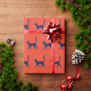 Mysteriöse Katze Geschenkpapier