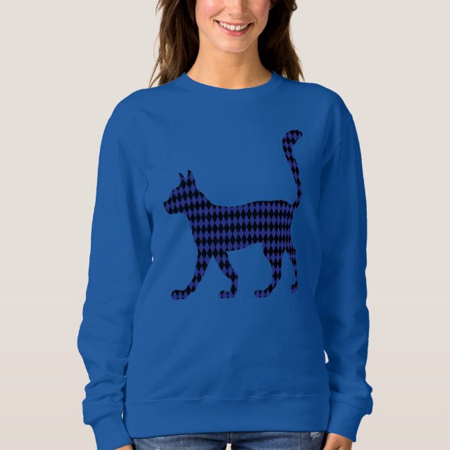 Mysteriöse Katze Sweatshirt (Vorderseite)