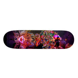 Mysteriöse Kostümball-Schönheit 8 1/8 Skateboar Skateboard