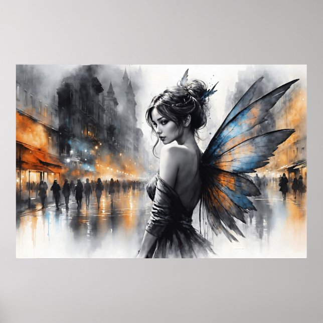 Mysteriöse Märchenmisten in der Stadt, die ätheris Poster (Vorne)