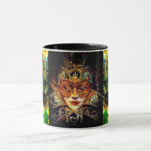 Mysteriöse Maskerade Schönheitsmaske Tasse