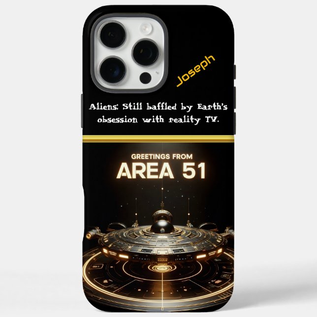 Mysteriöse Raumsonde Gepunktet in Area 51 nachts Case-Mate iPhone Hülle (Rückseite)
